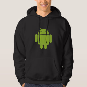 Androider schwarzer Hoodie