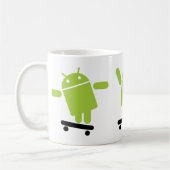 Androider Skateboarding Kaffeetasse (Links)