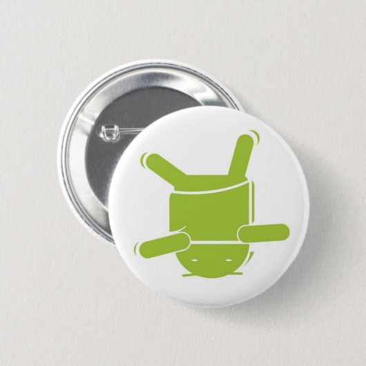 Androider Tanz Button (Vorne & Hinten)