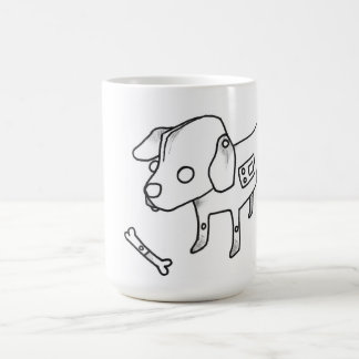 androider Welpe Kaffeetasse