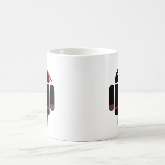 Androides Ninja Kaffeetasse (Mittel)