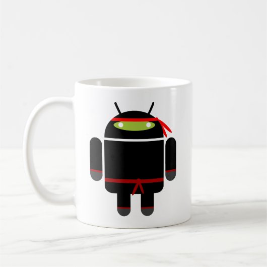 Androides Ninja Kaffeetasse (Links)