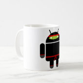 Androides Ninja Kaffeetasse (Vorderseite Links)