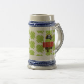 Androides Ninja/Pirat Stein Bierglas (VorderseiteRechts)