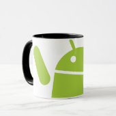 Androides Wellenartig bewegen Tasse (Vorderseite Links)