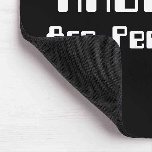 ANDROIDS sind auch Leute! Mousepad (Ecke)