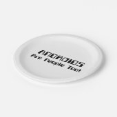 ANDROIDS sind auch Leute! Pappteller (Schrägansicht)