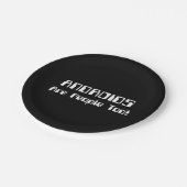 ANDROIDS sind auch Leute! Pappteller (Schrägansicht)