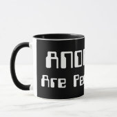 ANDROIDS sind auch Leute! Tasse (Links)