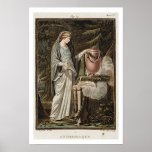 Andromache, Kostüm für "Andromache" von Jean Racin Poster