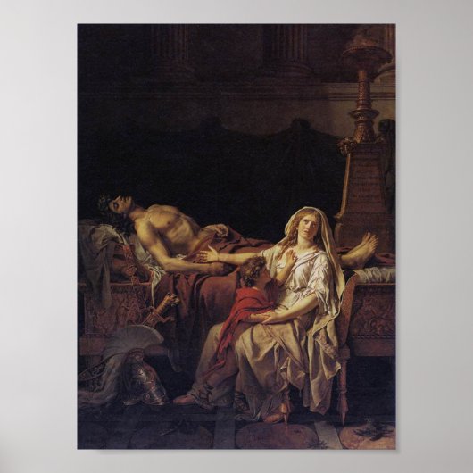 Andromache Mourning Hector Poster (Vorne)