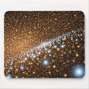 Andromeda Black Hole Blue Stars - Künstlerkonzept Mousepad