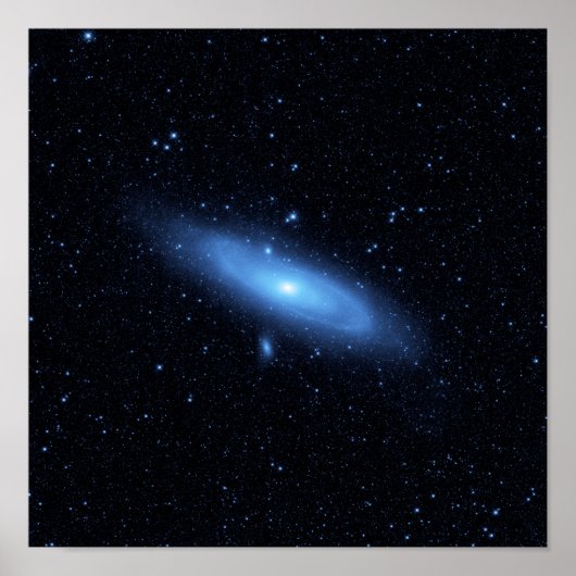 Andromeda-Galaxie: Ältere stellare Bevölkerung Poster (Vorne)