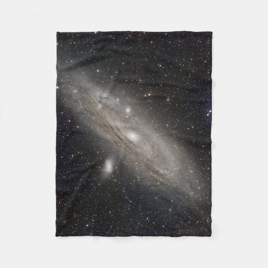 Andromeda-Galaxie-Decke Fleecedecke (Vorderseite)