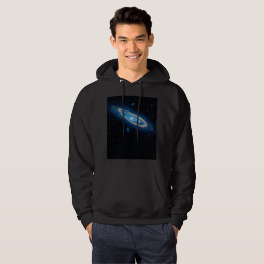 Andromeda-Galaxie Hoodie (Vorne ganz)