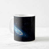 Andromeda-Galaxie Kaffeetasse (Vorderseite Links)