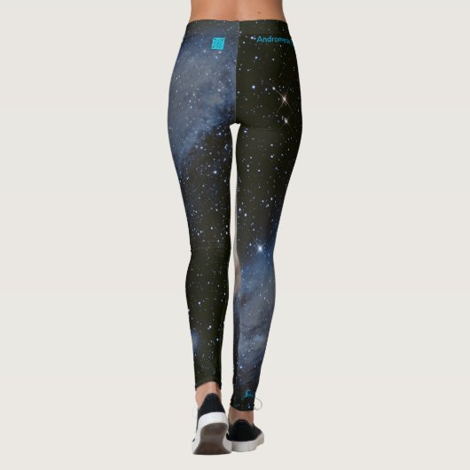 Andromeda-Galaxie Leggings (Rückseite)
