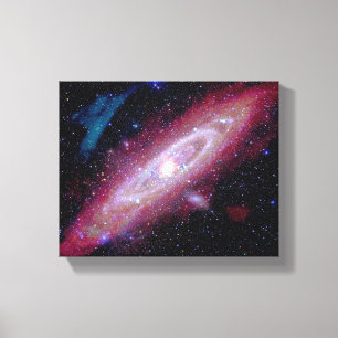 Andromeda-Galaxie Messier 31 Composite-Bild Leinwanddruck