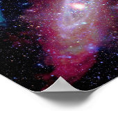 Andromeda-Galaxie Messier 31 Composite-Bild Poster (Ecke)