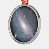 Andromeda-Galaxie-Milchstraße spielt Ornament Aus Metall (Links)