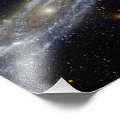 Andromeda-Galaxie-Milchweg-Kosmos Fotodruck (Ecke)