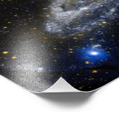 Andromeda-Galaxie-Milchweg-Kosmos Fotodruck (Ecke)