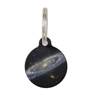 Andromeda-Galaxie-Milchweg-Kosmos Haustiermarke
