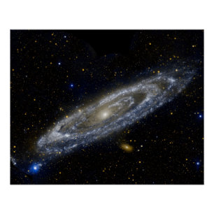 Andromeda-Galaxie-Milchweg-Kosmos Poster