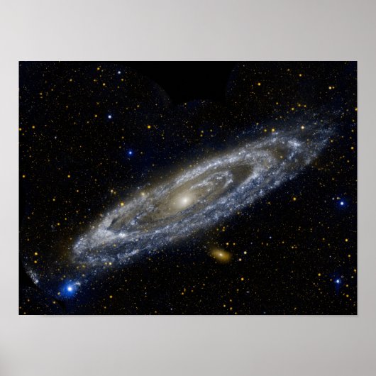 Andromeda-Galaxie-Milchweg-Kosmos Poster (Vorne)