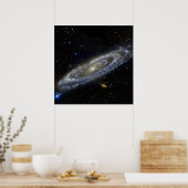 Andromeda-Galaxie-Milchweg-Kosmos Poster (Küche)