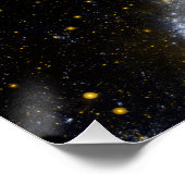Andromeda-Galaxie-Milchweg-Kosmos Poster (Ecke)