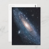Andromeda-Galaxie-Milchweg-Kosmos Postkarte (Vorne/Hinten)