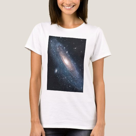 Andromeda-Galaxie-Milchweg-Kosmos T-Shirt (Vorderseite)