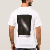Andromeda Galaxie mit Lee Coombs Front und Back T- T-Shirt (Rückseite)