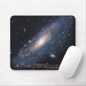 Andromeda-Galaxie Mousepad (Mit Mouse)