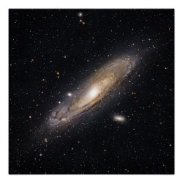 Andromeda-Galaxie | Raumfotografie Poster