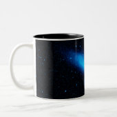 Andromeda Galaxie Weltraumwissenschaft Astronomisc Zweifarbige Tasse (Links)