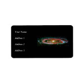 Andromeda Galaxy Adressaufkleber (Vorne)