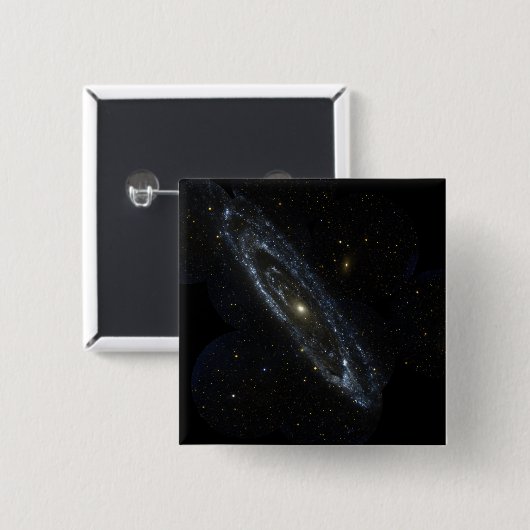 Andromeda Galaxy Button (Vorne & Hinten)