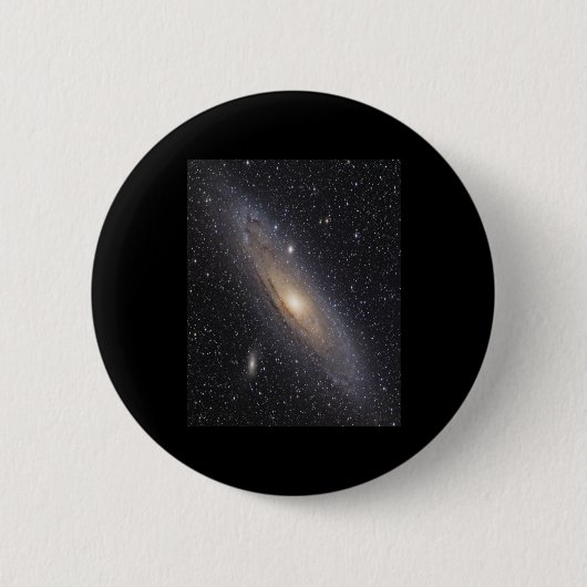Andromeda Galaxy Button (Vorderseite)