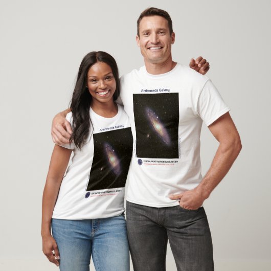 Andromeda Galaxy by Lee Coombs Front T-Shirt (Unisex)