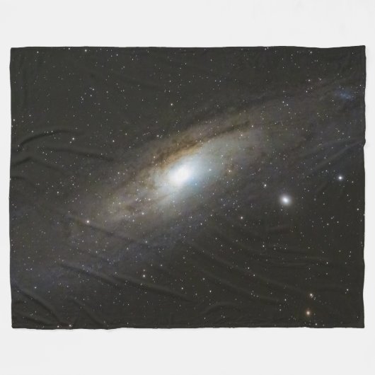 ANDROMEDA GALAXY FLEECEDECKE (Vorderseite (Horizontal))