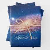 Andromeda Galaxy Geschenkpapier Set (Beispiel)