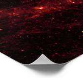 Andromeda Galaxy in Red-UV 36x24 (36x24) Poster (Ecke)