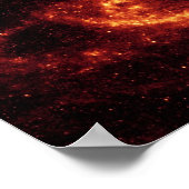 Andromeda Galaxy in Red-Vis-UV 48x48 (35x35) Poster (Ecke)