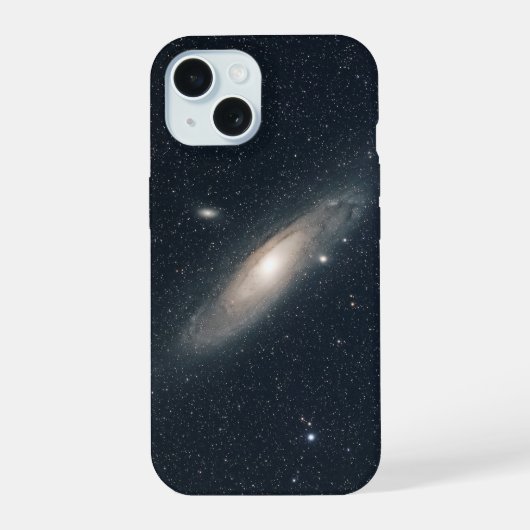 Andromeda Galaxy iPhone 15 Fall Hülle (Rückseite)
