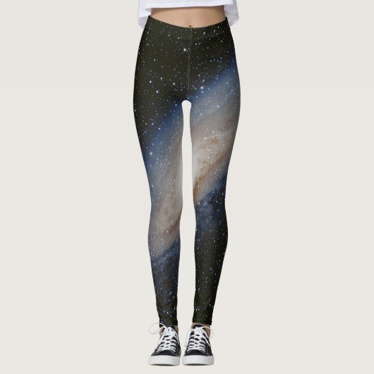 Andromeda Galaxy Leggings (Vorderseite)