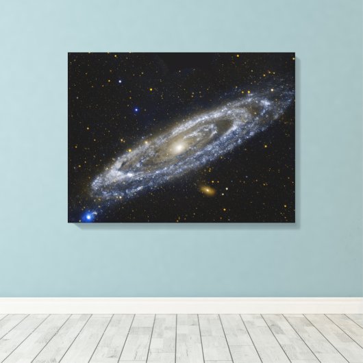 Andromeda Galaxy Leinwanddruck (Insitu (Holzboden))