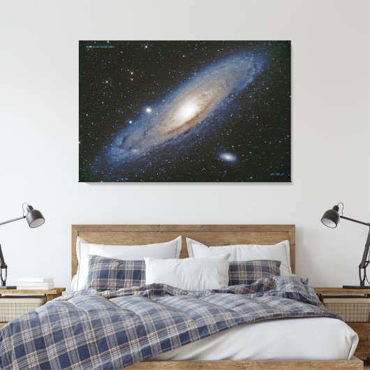 Andromeda Galaxy (M31) - Distinguished Leinwand (Insitu (Schlafzimmer))