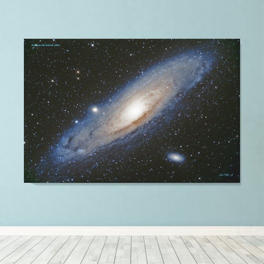 Andromeda Galaxy (M31) - Distinguished Leinwand (Insitu (Holzboden))